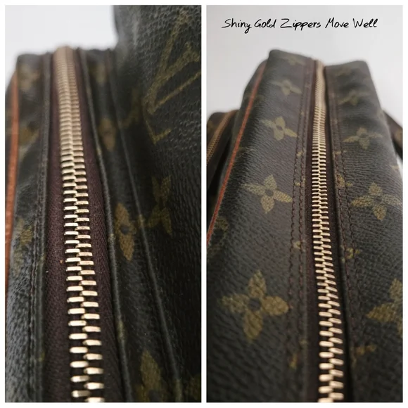 Authentic LOUIS VUITTON LV Nile Monogram Crossbody Shoulder Vintage Camera Bag - Picture 8 of 16